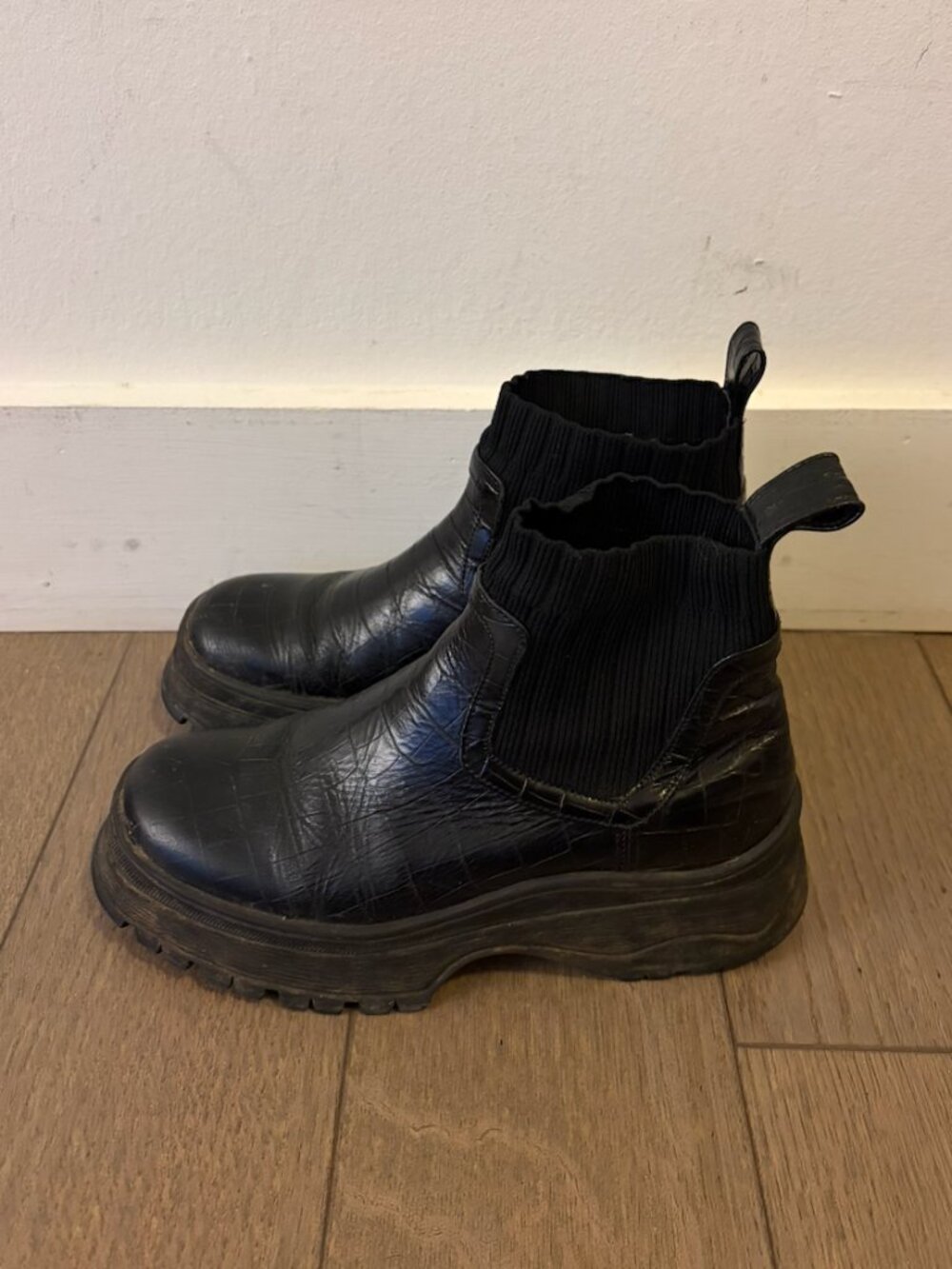 Staud Leather Chelsea Boot